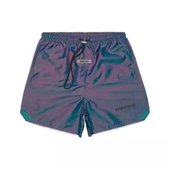 Fear of God Essentials Флуоресцентные Дышащие Летние Шорты на Кулиске Средней Посадки Спортивные Американские Тяжеловесные Повседневные Шорты Унисекс FOG-FW20-237 M