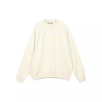 Fear of God Essentials FW21 Эксклюзивный пуловер Innersect с флисовой подкладкой и принтом логотипа Толстовка унисекс Mozzarella 192BT212241F XXL