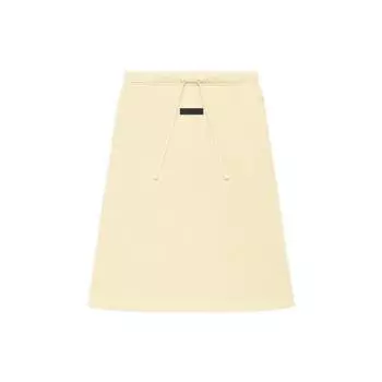 Fear Of God Essentials FW22 Long Skirt With Foldover Waistband Women Skirts Canary Gold FOG-FW22-401 XS