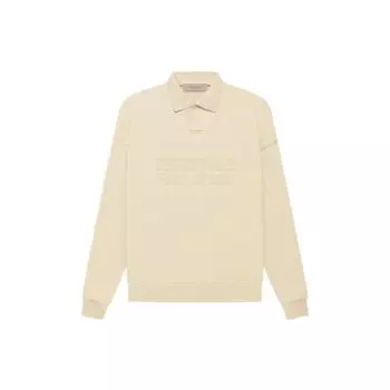 Fear Of God Essentials FW22 Поло с длинным рукавом Женские топы Eggshell FOG-FW22-127 XXL