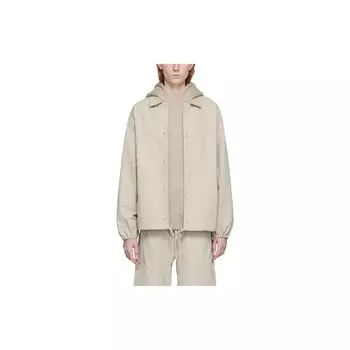Fear of God Essentials FW22 Серая куртка на шнурке Женская куртка Дымчатая FOG-FW22-061 XS