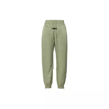 Fear Of God Essentials Green Nylon Track Pants Seafoam Solid Color American Heavyweight Sports Pants Unisex Pants Gray FOG-SS22-752 XXS