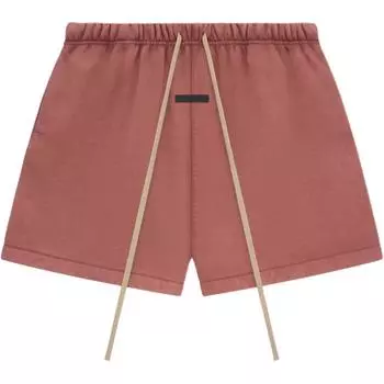 Fear of God Essentials Heavy Fleece Soccer Short Crimson Men Bottoms Red 160BT244316F L