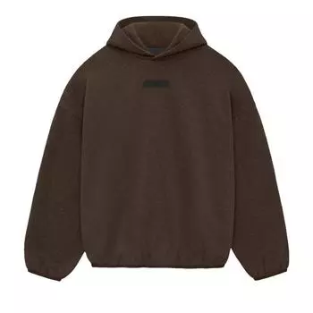 Fear of God Essentials Hoodie Heather Wood Men Tops Brown 192SU242052F