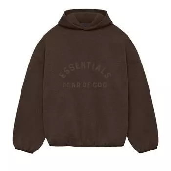 Fear of God Essentials нейлоновый флисовый худи Heather Wood/Wood мужские топы серый 202SU244312F XL