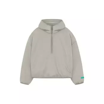 Fear of God Мужские топы Essentials с капюшоном из нейлона и полумолнией, серые 202SP244335F L