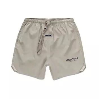 Fear of God Essentials осень/зима 2020 Светоотражающие шорты для волейбола Мужские шорты оливкового цвета FOG-FW20-353 S