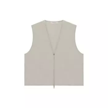 Fear of God Essentials осень/зима 2022 Вязаный жилет Верхняя одежда унисекс Дымовой FOG-FW22-589 S