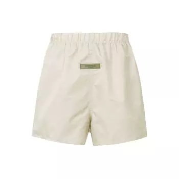 Fear of God Essentials Осень/Зима 2022 Нейлоновые шорты для бега с резиновым логотипом Шорты унисекс Eggshell-White FOG-FW22-37 XL