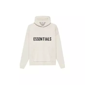 Fear of God Essentials SS21 Вязаный пуловер с однотонным логотипом Топы унисекс Кремово-кремовый FOG-SS21-636 L