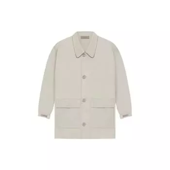 Fear of God Essentials SS22 Куртка Barn Ветровка средней длины Мужские куртки Пшеничные FOG-SS22-263 L