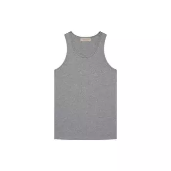 Fear of God Essentials SS22 Однотонный прямой жилет с круглым вырезом Мужские топы FOG-SS22-215 S