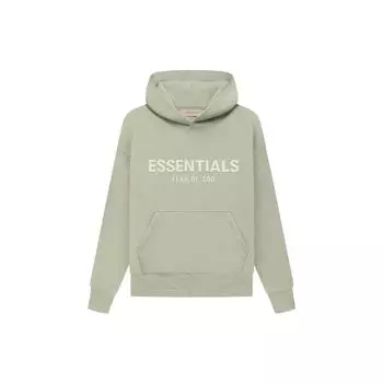 Fear of God Essentials SS22 Толстовка с капюшоном на флисовой подкладке Детская толстовка с капюшоном из морской пены FOG-SS22-018