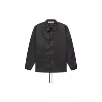 Fear of God Essentials SS22 Тренерская куртка Iron Мужская верхняя одежда Black-Iron FOG-SS22-132 XL