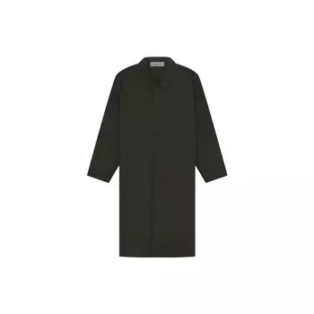 Fear of God Essentials SS23 Длинное пальто Мужская верхняя одежда Off-Black FOG-SS23-049 S