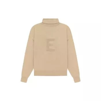 Fear Of God Essentials Ss23 Knit Turtleneck Women Tops Sand Off-White FOG-SS23-086 XS