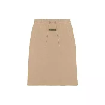 Fear Of God Essentials Ss23 Midi Skirt Women Skirts Sand Off-White FOG-SS23-219 XS