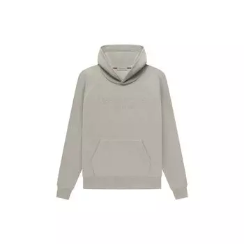Fear of God Essentials SS23 Толстовка с принтом вафельного реглан и логотипом Seal Мужская толстовка Seal-серый FOG-SS23-038 L