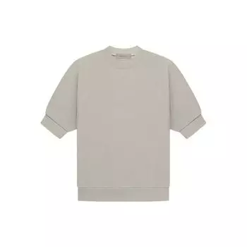 Fear of God Essentials SS23 Вафельная трикотажная футболка Мужские топы Seal-Grey FOG-SS23-051 M