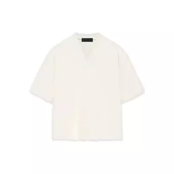 Fear of God Мужские топы Essentials Cloud Dancer с V-образным вырезом, кремовые 125BT234111F XL