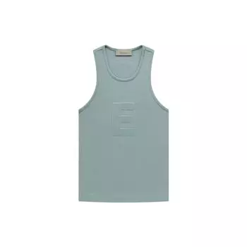 Fear Of God Essentials вафельная трикотажная майка женские топы Sycamore Mist-Blue FOG-SS23-230 S