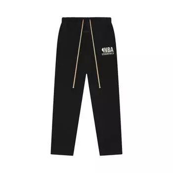 Fear of God Essentials x NBA Relaxed Sweatpants Black Men Bottoms 130AL246101F S