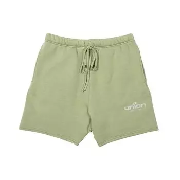 Fear Of God Essentials X Union LA Vintage FW21 Шорты с буквенным логотипом Брюки унисекс Зеленые FOG-FW21-087 S