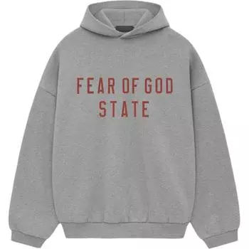 Fear of God Флисовая толстовка с капюшоном Essentials Dark Heather Мужские топы Серый 192BT246251F S