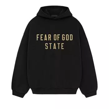 Fear of God Флисовая толстовка с капюшоном Essentials Black для мужчин 192BT246250F S