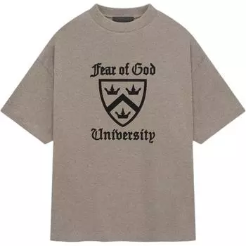 Fear of God Мужские топы Essentials Heavy Crewneck Tee Heather Grey 125HO242001F M