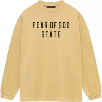 Fear of God Футболка Essentials Heavy с длинным рукавом Amber Men Tops Yellow 125BT242013F XS