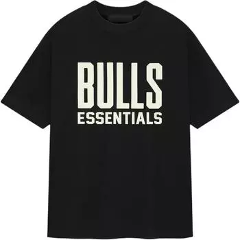 Fear of God Футболка Essentials x NBA Bulls, черная, мужская, 125AL244404F