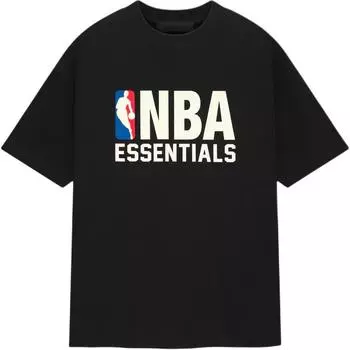 Fear of God Футболка Essentials x NBA, черная, мужская, 125AL244001F S
