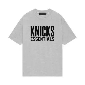 Fear of God Футболка Essentials x NBA Knicks, светло-серая, мужская, 125AL244301F L