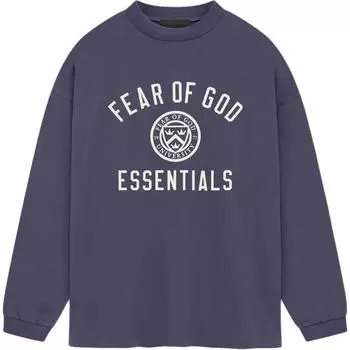 Fear of God Футболка с длинным рукавом Essentials, мужская, морская, синяя 125HO244204F XL