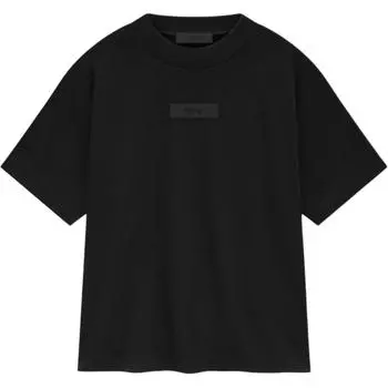 Fear of God Футболка с коротким рукавом Essentials, черные женские топы 125SU245440FW S