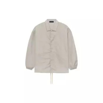 Fear of God Куртка Essentials Coaches Silver Cloud Мужская Верхняя одежда Серая 202BT232012F S