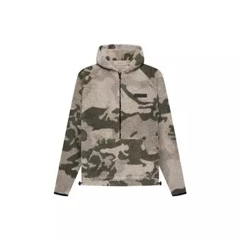 Fear of God Мужская толстовка с капюшоном Essentials из флиса на половину молнии, камуфляжные топы FOG-SS22-402 S