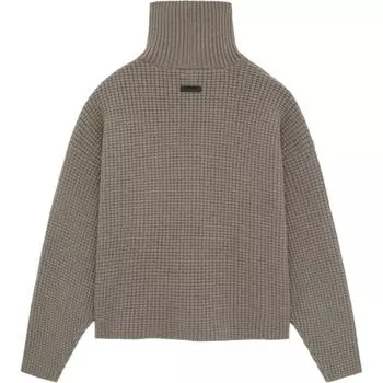 Fear of God Мужские топы Essentials Heavy Waffle Turtleneck Heather Grey 192HO246191F M