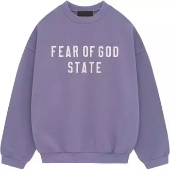 Fear of God Мужские топы Essentials Heavy Fleece Crewneck Lavender Purple 192BT246237F L