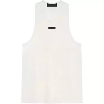 Fear of God Мужские топы Essentials Ribbed Tank White 125BT244232F S