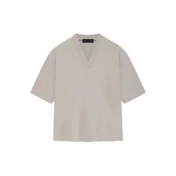 Fear of God Мужские топы Essentials Silver Cloud с V-образным вырезом, серые 125BT234112F S