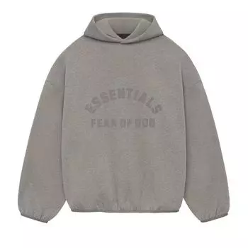 Fear of God Нейлоновая флисовая толстовка Essentials Хизер-серый/пыльный мужские топы 202SU244311F S