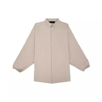 Fear of God Рубашка на пуговицах Essentials Silver Cloud Мужские топы Серые 186BT234022F XL
