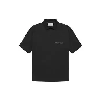 Fear of God Рубашка-поло Essentials SS21 Верх унисекс Черный FOG-FW21-599 M