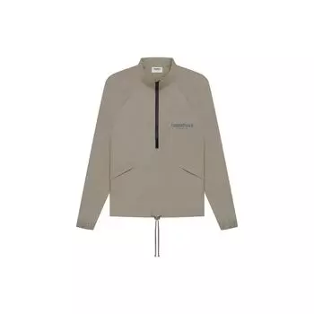 Fear of God Спортивная куртка Essentials с полумолнией и рукавами реглан Куртка унисекс Серо-коричневая FOG-SS21-648 L