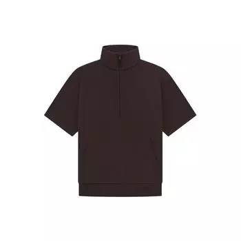Fear of God Свитшот Essentials Half-Zip с рукавом 3/4, топ унисекс, сливовый 125BT224095F S