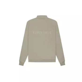 Fear of God Свитшот Essentials SS21 с воротником-стойкой и полумолнией из флиса, топы унисекс Moss FOG-SS21-581 S