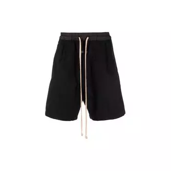 Fear of God Свободные прямые спортивные повседневные шорты с логотипом и низким шаговым швом, мужские шорты черного цвета FG40-010CTW-001 S