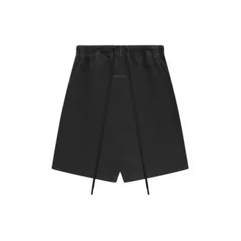 Fear of God Свободные шорты Essentials Denim, черные джинсовые брюки унисекс, насыщенного цвета 160SP244191F S